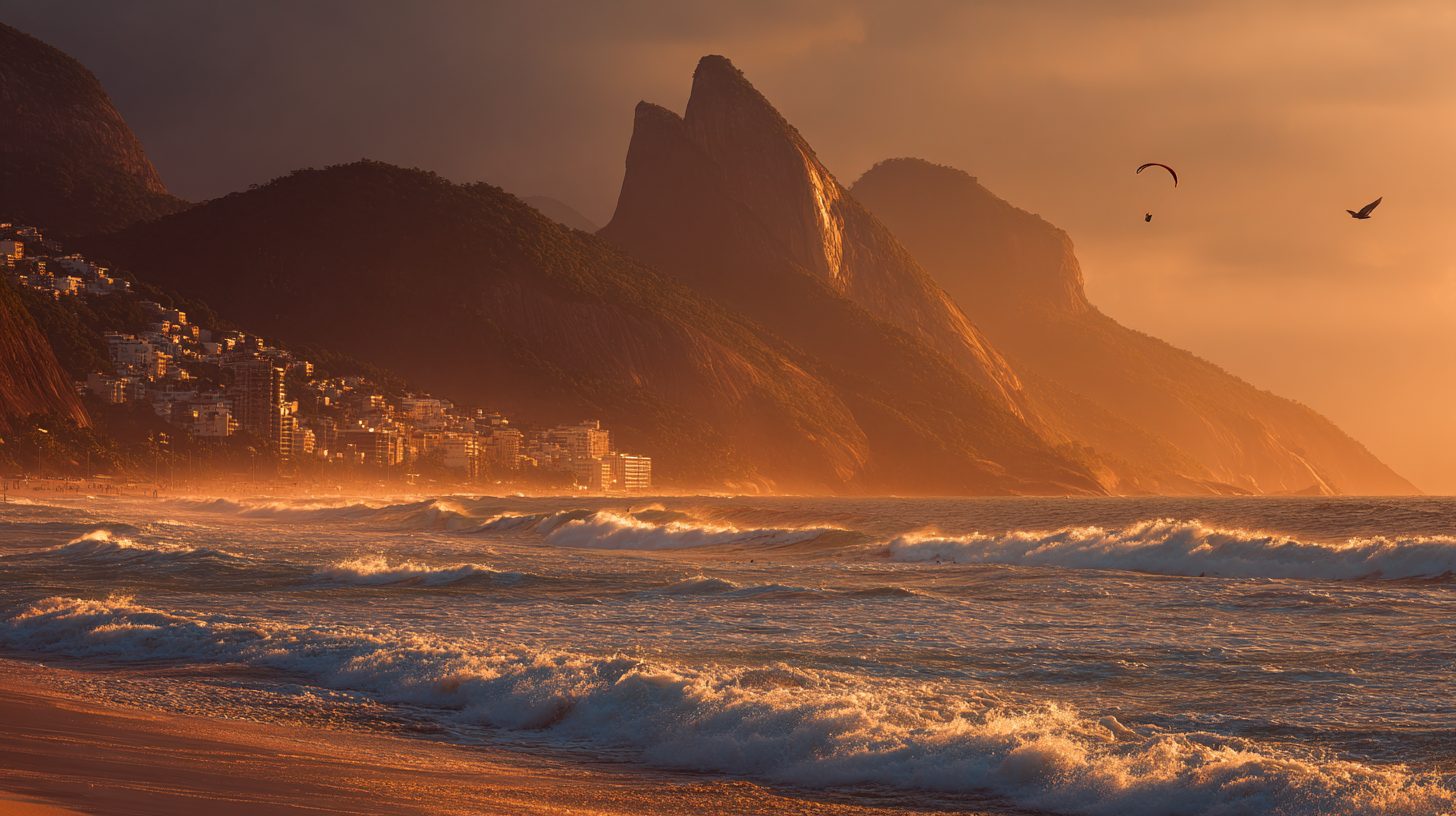Surfing Near Vidigal: Sao Conrado, Pepino and Arpoador