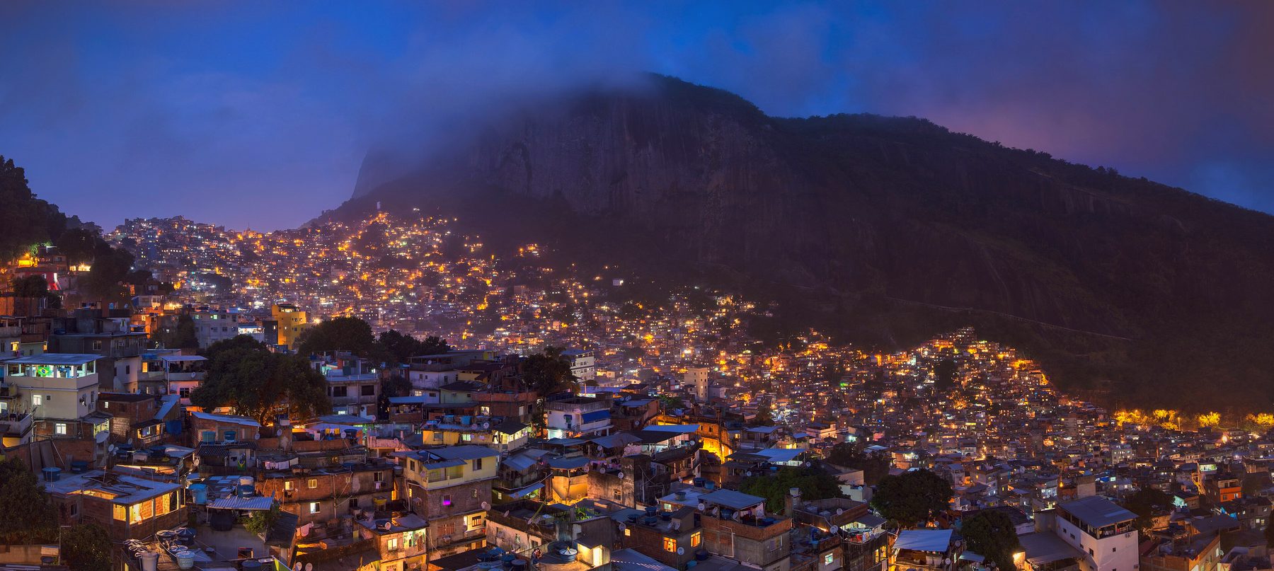 Haupt-Geschäftsstraße in Rocinha