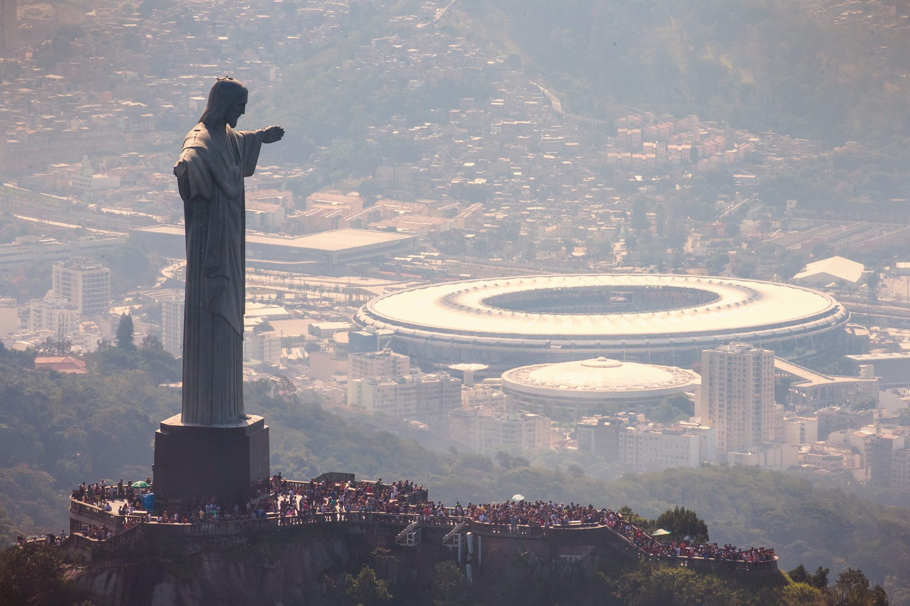 Skyline von Rio de Janeiro aus der Südzone